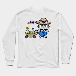 Gardening Cat Long Sleeve T-Shirt